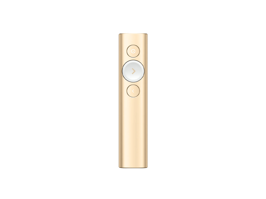 Logitech Spotlight Presentation Remote - Gold in Qatar Logitech Spotlight Presentation Remote - Gold in Qatar